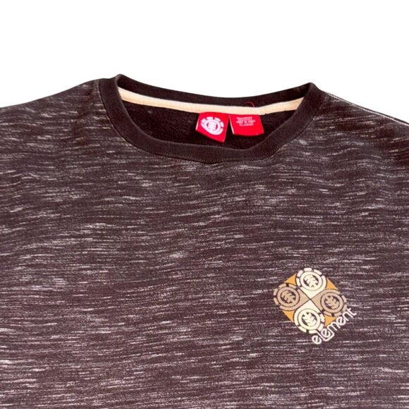 Element Mens Crew Neck Sweatshirt W/ Thumbholes-Brown-XL-GUC - Picture 2 of 7
